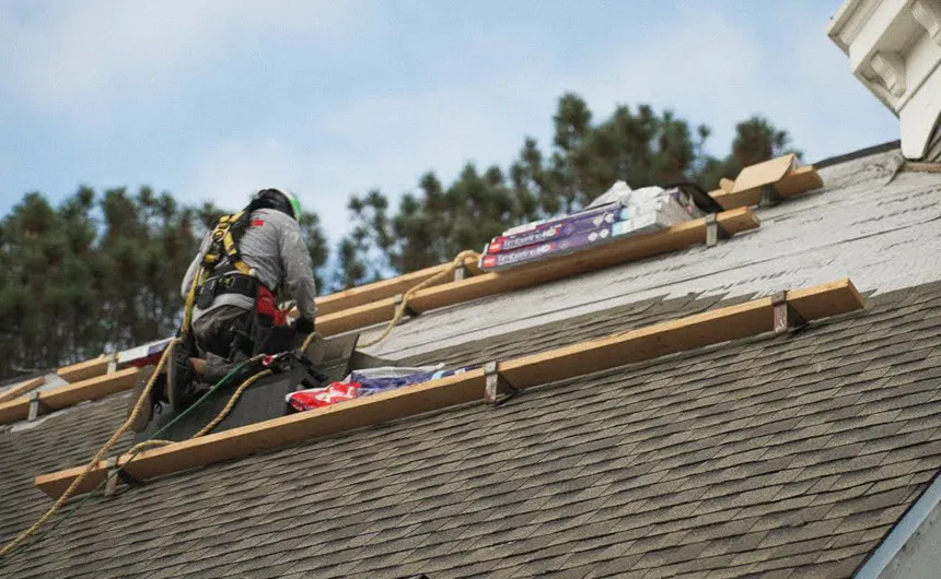 Roof Replacement in San Diego, California: Asphalt Shingles on a Public Works project in Seaport Village