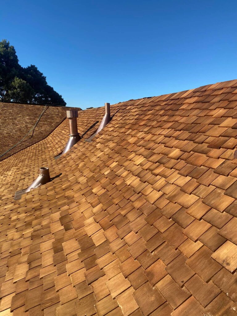 Wood shake shingle roof replacement in San Diego, CA