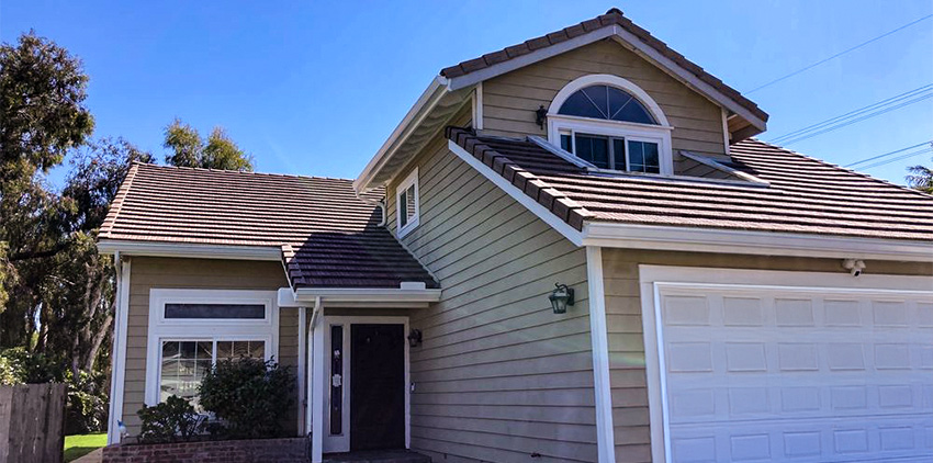 Beautiful new roof from Schott Roofing in California.