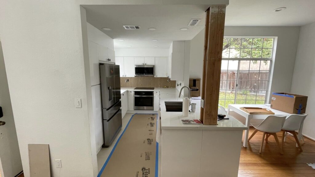Kitchen rennovation in progress